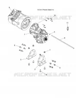 DRIVE TRAIN, MOTOR AND SCATOLA DEGLI INGRANAGGI MOUNTING
