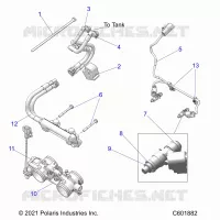 SISTEMA DI ALIMENTAZIONE CARBURANTE, RAIL, LINES AND THROTTLE BODY