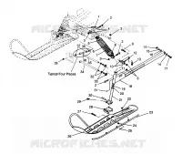 SOSPENSIONI ANTERIORI and SCIARE LITE GT 0963133 and EUROPEAN LITE GT E963133 (4933083308B001)
