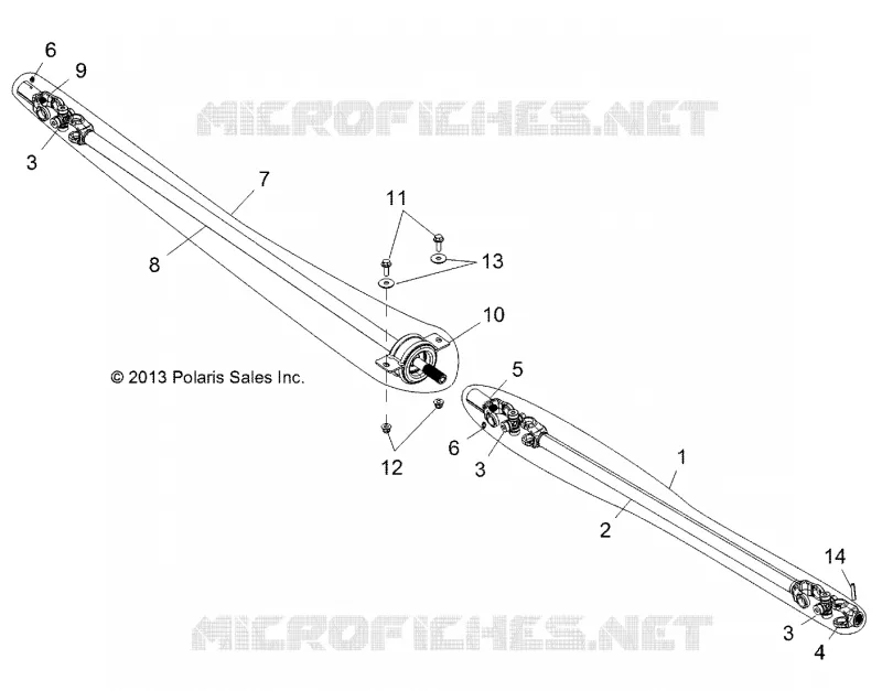 TRASMISSIONE, FRONT PROP ALBERO