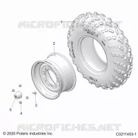 RUOTAS, FRONT TIRE