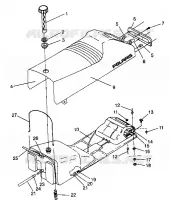 MONTAGGIO SEDILE   SERBATOIO XLT 0940767, XLT SP 0940667   XLT SKS 0940567 (4925022502003A)