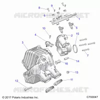 ENGINE, PRESA D'ARIA MANIFOLD