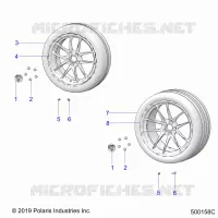 RUOTAS, FRONT AND REAR (R MODELS)