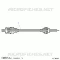 TRASMISSIONE, REAR HALF SHAFT