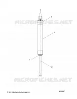 SUSPENSION, SHOCK, REAR TRACK