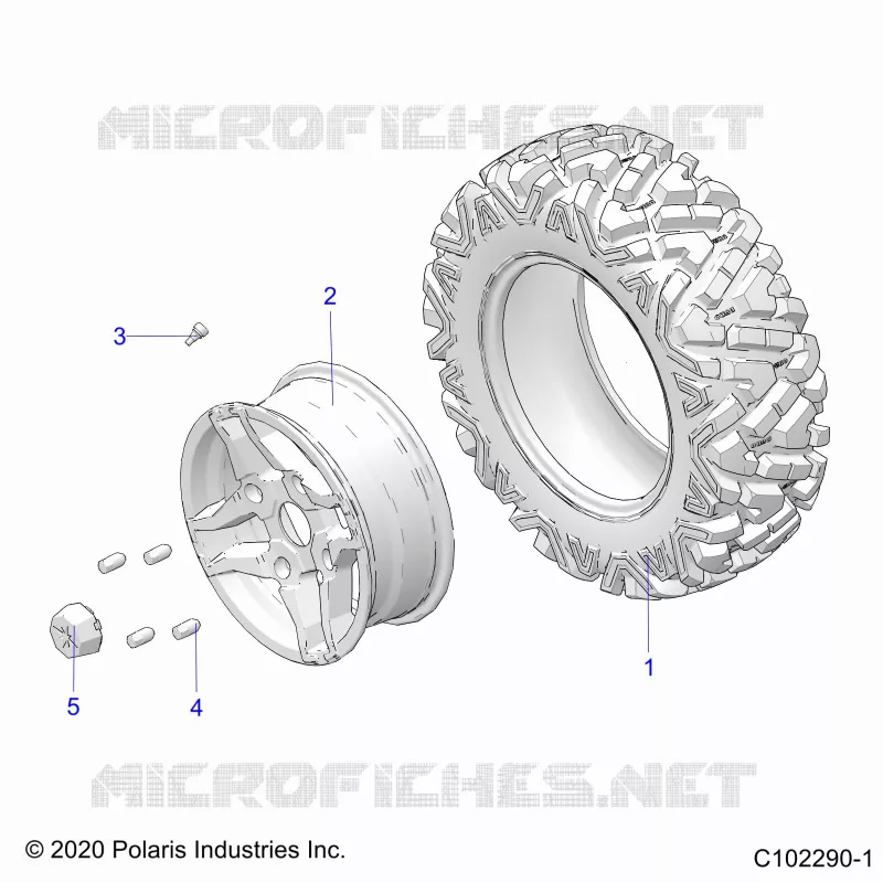 RUOTAS, FRONT TIRE