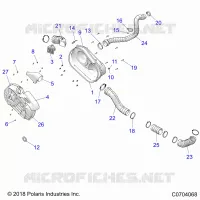 TRASMISSIONE, CLUTCH COVER AND DUCTING