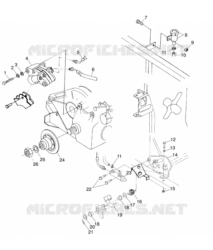 FRENO POSTERIORE/FOOT PEDAL