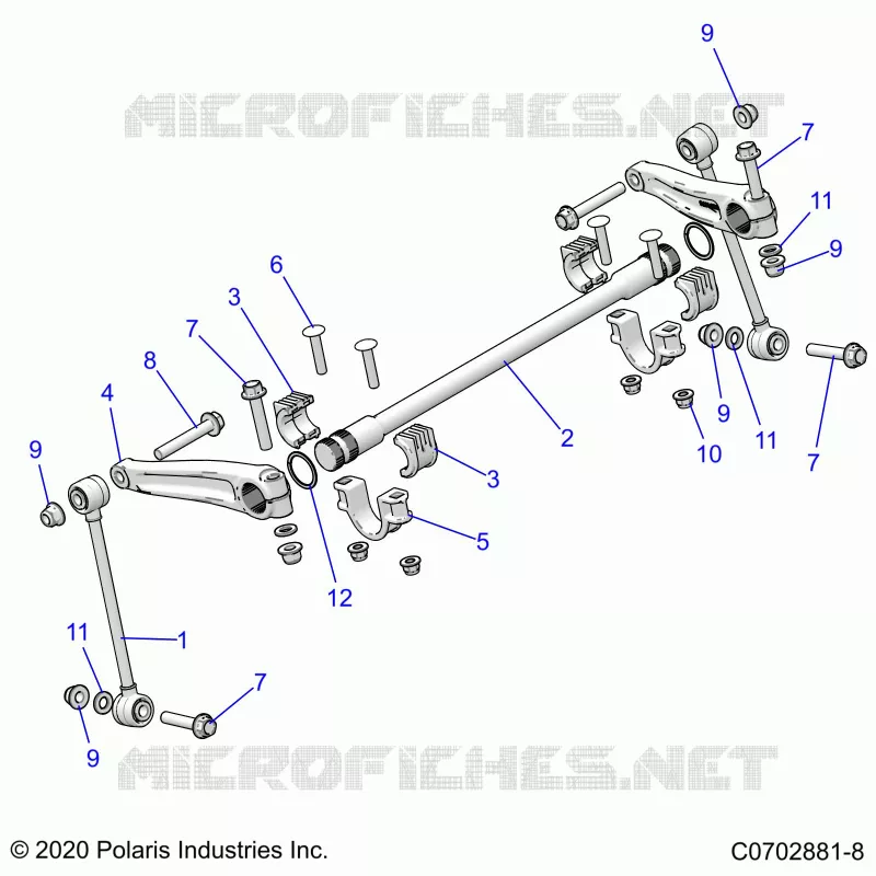 SUSPENSION, FRONT BARRA DI STABILIZZAZIONE