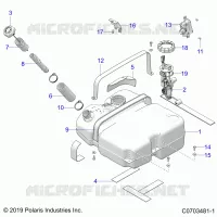 SISTEMA DI ALIMENTAZIONE CARBURANTES, FUEL TANK