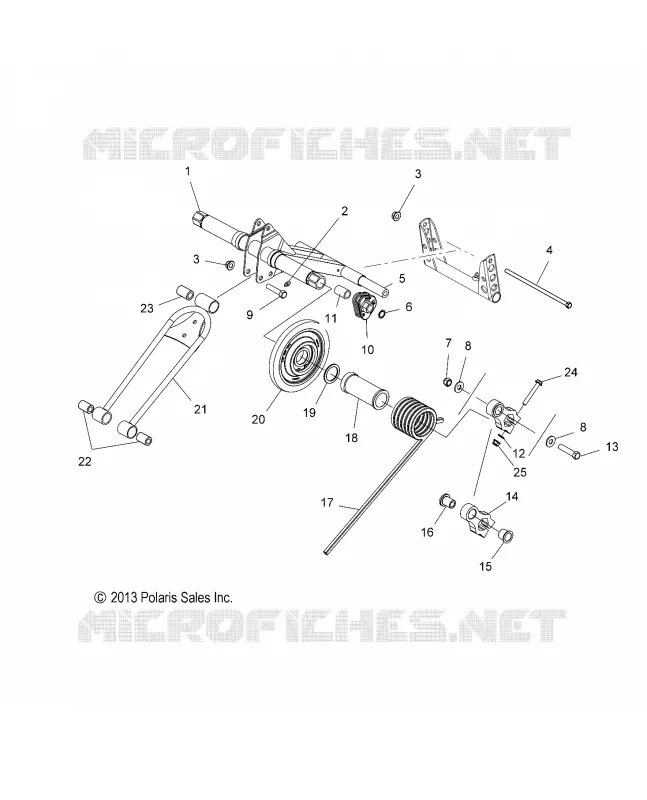 SUSPENSION, POSTERIORE COPPIA ARM