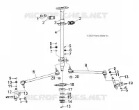 STERZO POST and TIE ROD ASM.