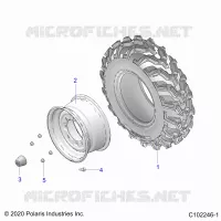 RUOTAS, FRONT TIRE
