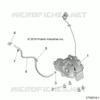 TRASMISSIONE, FRONT GEARCASE MOUNTING