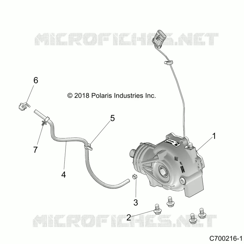 TRASMISSIONE, FRONT GEARCASE MOUNTING