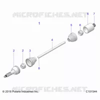 DRIVE TRAIN, DRIVE POSTERIORE ALBERO