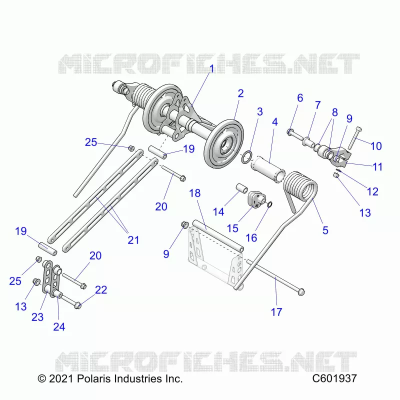 SUSPENSION, POSTERIORE COPPIA ARM