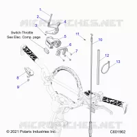 MOTORE, THROTTLE CONTROL ASM.