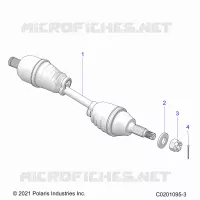 DRIVE TRAIN, HALF POSTERIORE ALBERO