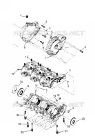 CARTER ASSEMBLY  SL 750 B954070 (4930523052B013)