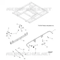 BODY, DUMP BOX LEVER AND SHOCK MONTAGGIO