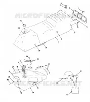 SEDE/SERBATOIO DI GAS ASSEMBLY 500 Classic (4921252125007A)