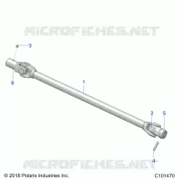 TRASMISSIONE, PROP SHAFT, FRONT