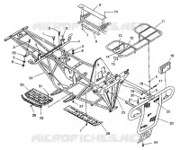 PARAURTI / PORTAPACCHI MOUNTING 6X6 350L W938739 (4924062406003A)