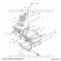 TRASMISSIONE, MAIN GEARCASE MOUNTING