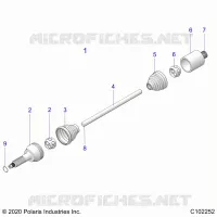 TRASMISSIONE, DRIVE SHAFT, MIDDLE