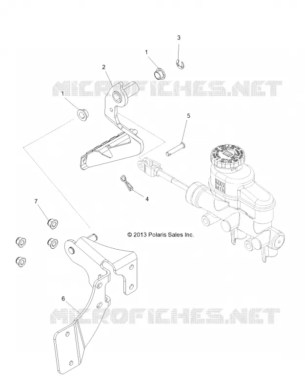 BRAKES, PEDAL AND CILINDRO PRINCIPALE