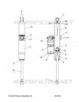 SUSPENSION, AMMORTIZZATORE POSTERIORE TRACK