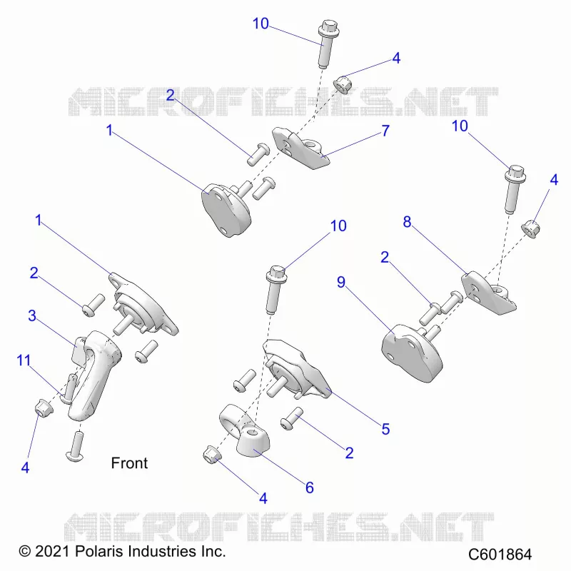MOTORE, MOUNTING & LONG BLOCK