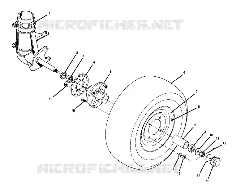 RUOTA ANTERIORE ASSEMBLY (4916331633015A)