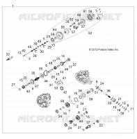 TRASMISSIONE, PRINCIPALE SCATOLA INGRANAGGI INTERNALS