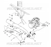 IMPIANTO DI SCARICO 6x6 400L W948740 (4926802680A011)