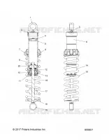 SUSPENSION, AMMORTIZZATORE POSTERIORE