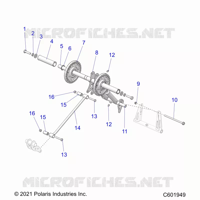 SUSPENSION, POSTERIORE COPPIA ARM