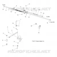 MOTORE, CARBURATORE MOUNTING AND CARBURANTE LINES