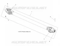DRIVE TRAIN, PROP ALBERO, FRONT