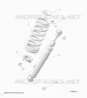 SUSPENSION, SHOCK ANTERIORE MOUNTING