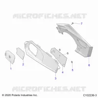 BODY, CLOSE OFF PANEL and ACCESS PANEL