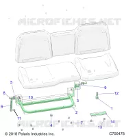 SEDE ASM. REAR FRAME