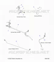 ELETTRICO, WIRE HARNESSES, HOOD/JUMPERS, GPS
