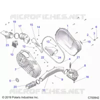 TRASMISSIONE, CLUTCH COVER AND DUCTING