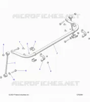 SUSPENSION, REAR BARRA DI STABILIZZAZIONE