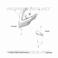 ELETTRICO, HEADLIGHT AND TAILLIGHT