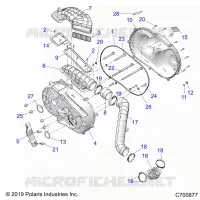 TRASMISSIONE, CLUTCH COVER AND DUCTING