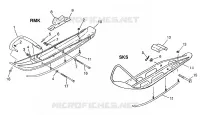SCIARE 700 RMK 0970966, 700 SKS 0970566, and EUROPEAN 700 SKS E970566 (4938573857B003)
